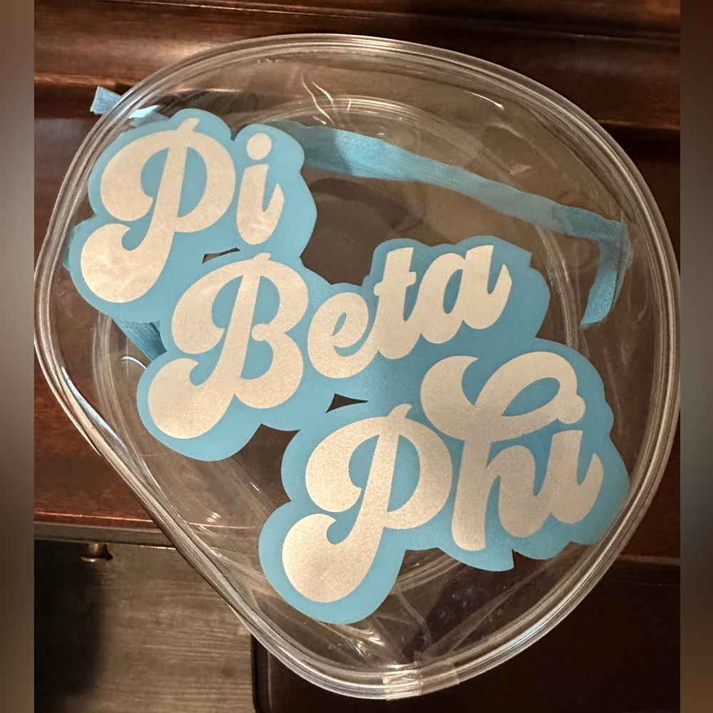 Pi Beta Phi clear bag